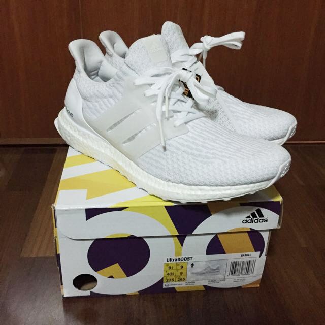 ultra boost 3.0 triple white release