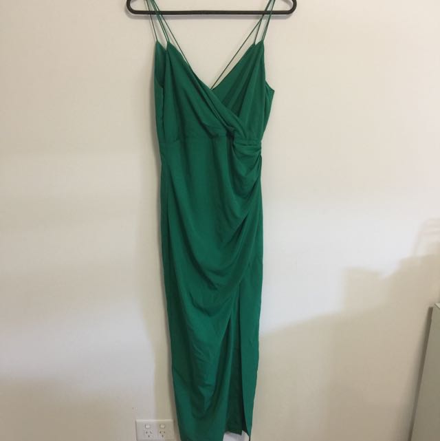 Bardot Emerald Green Dress Women S Fashion Clothes On Carousell