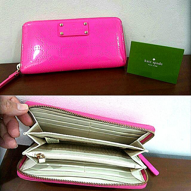 dompet kate spade pink