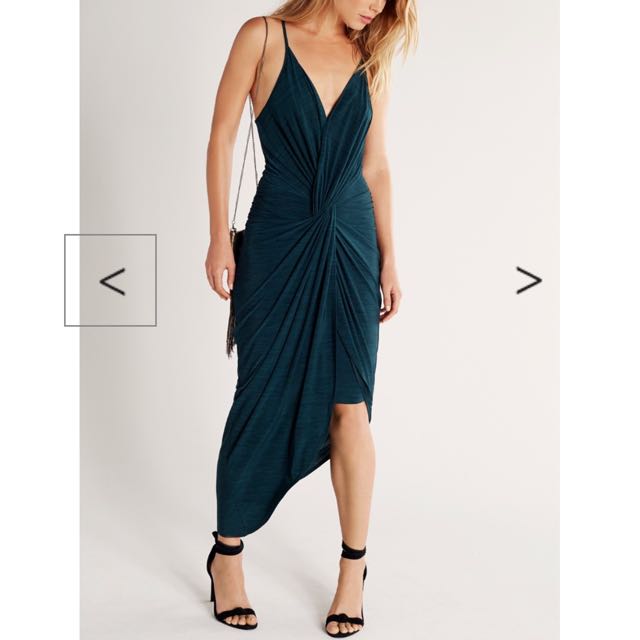 sheike emerald green dress