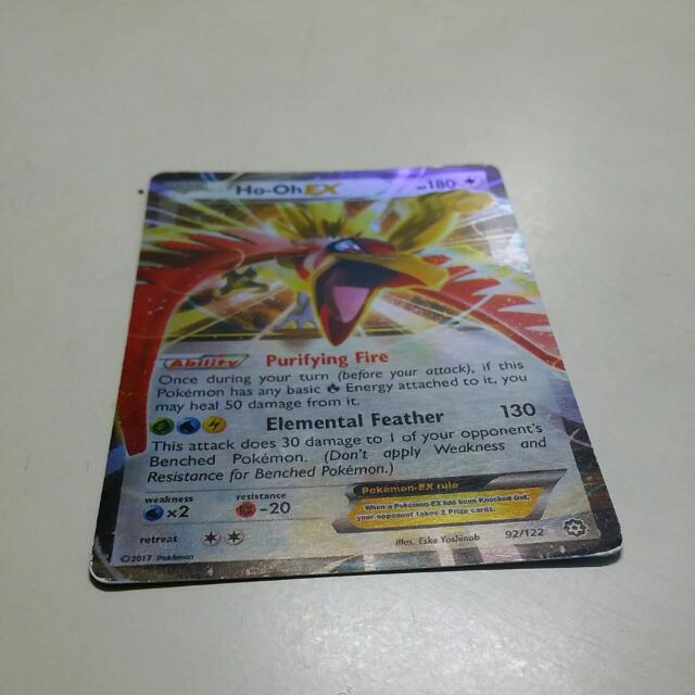 Pokemon - Ho-Oh-EX (92/122) - XY Breakpoint - Holo : Toys & Games