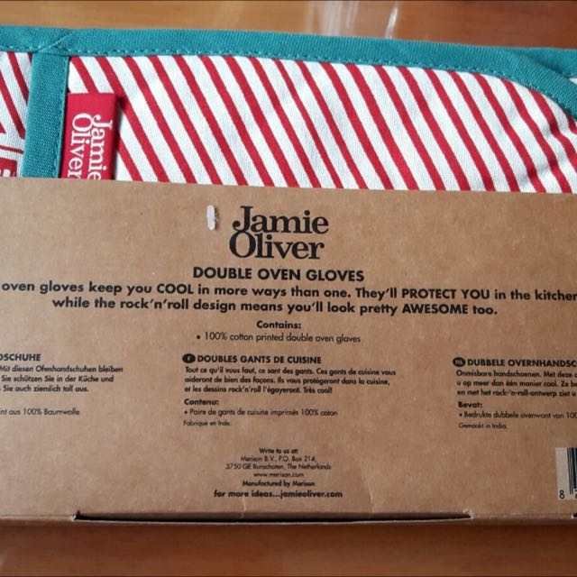 Jamie Oliver Double Oven Gloves, TV & Home Appliances, Kitchen Appliances, Other Kitchen