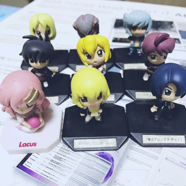 Get Wallpaper Mobile Suit Gundam Seed Desinty Chibi Figurines Characters Desktop Wallpaper Free