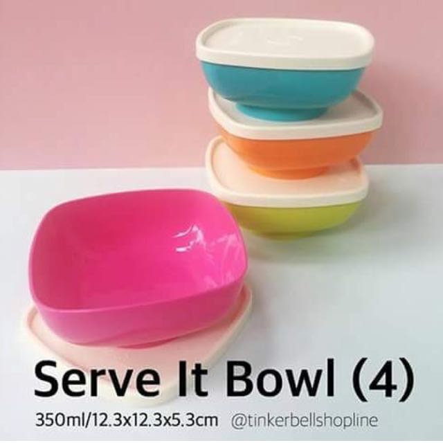 Serve It Bowl Tupperware TV Home Appliances Kitchen Appliances