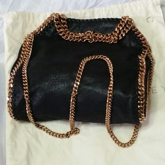 Stella Mc Cartney Black Falabella Shaggy Deer Mini Tote Luxury Bags Wallets On Carousell