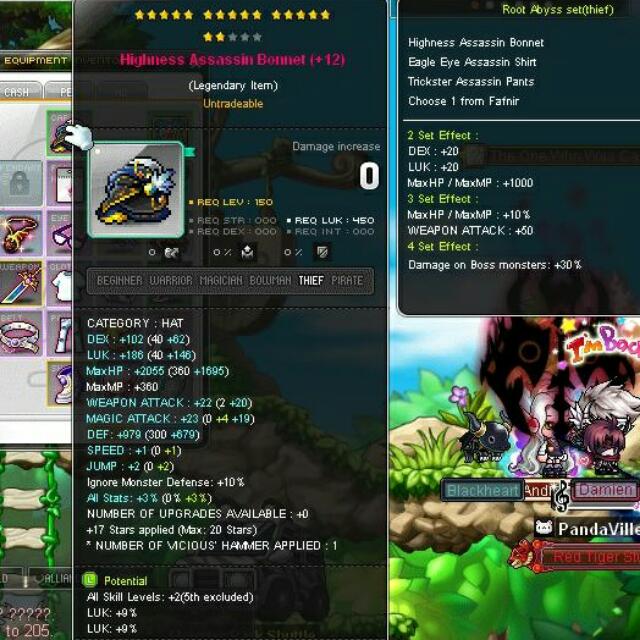 Tyrant Set & Legendary Hat Maplestory / Maplesea DB, Video Gaming