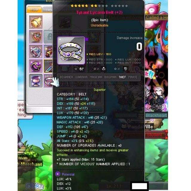 Tyrant Set & Legendary Hat Maplestory / Maplesea DB, Video Gaming