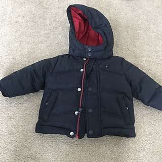 Boy Tommy Hilfiger Puffer Jacket With Removable Hoodie