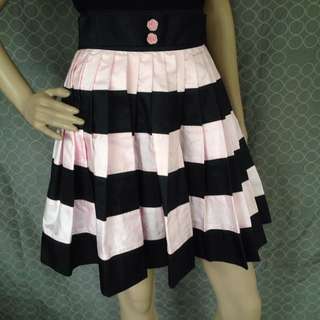 Lisa Ho Pastel Pink & Black Skirt