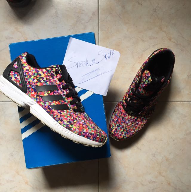 Adidas zx flux multicolor mens on sale