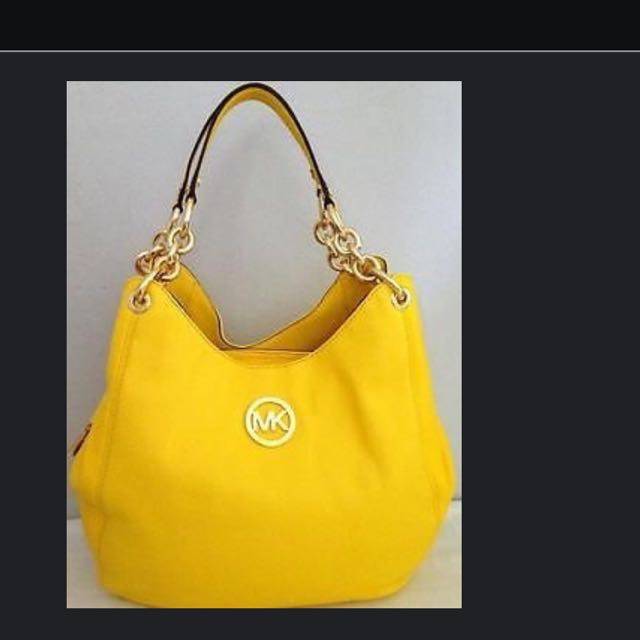 Michael Kors Bags Yellow Online Sale 
