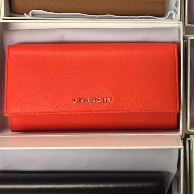 givenchy red wallet
