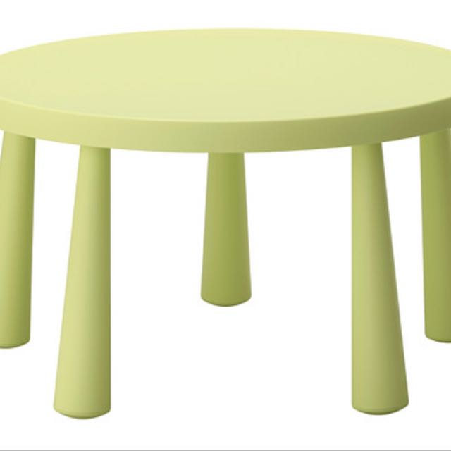 Green Ikea Kids Round Table Babies, Round Tables For Kids