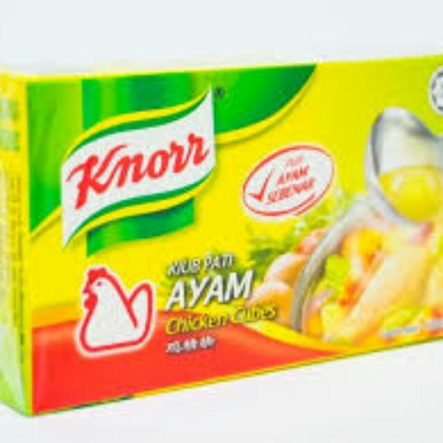 Kiub Ayam Knorr Food Drinks Instant Food On Carousell