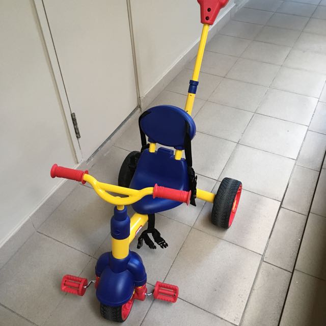 little tikes bike with parent handle