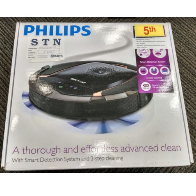PHILIPS SMARTPRO ACTIVE ROBOTIC VACUUM CLEANER, TV & Home Appliances