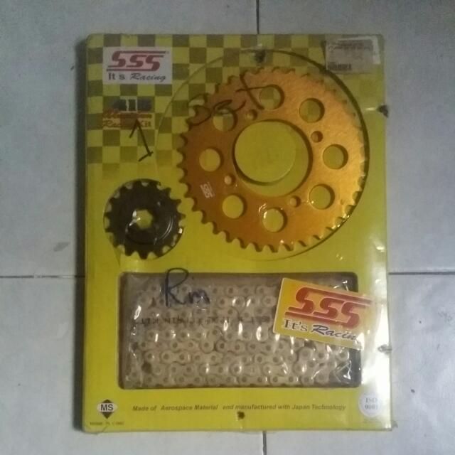 SSS Sprocket & Chain, Car Accessories on Carousell