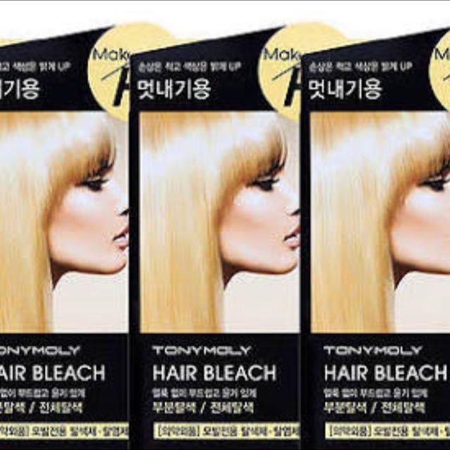 Tony Moly Super Safe Hair Bleach On Carousell