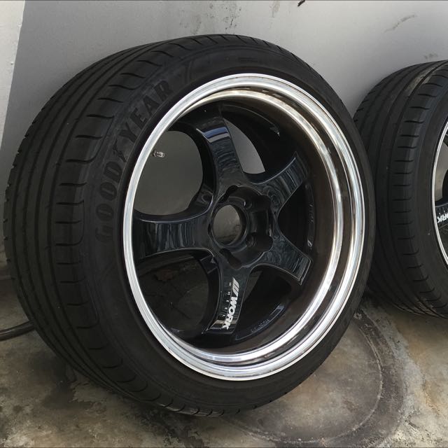 Work Meister S1r Rims With Good Year Eagle F1 Tires Car Accessories On Carousell