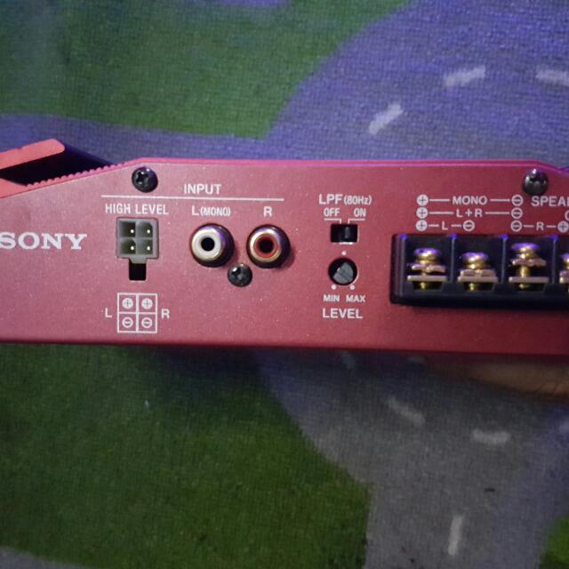 XPLOD 222W Amplifier, Car Accessories on Carousell