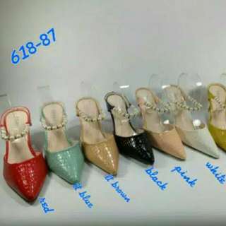 Shoes Heels (Black) / Sepatu Hak