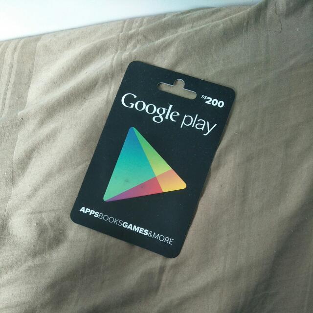 0 Google Play Gift Card Tickets Vouchers Vouchers On Carousell