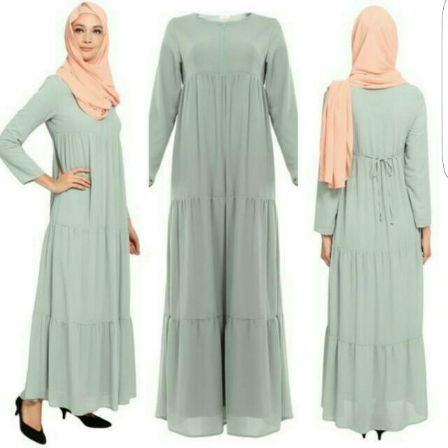 Image result for dusty mint gown