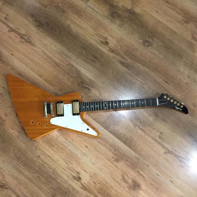 Epiphone Korina Explorer Body Neck Tuners And Strap Locks Music