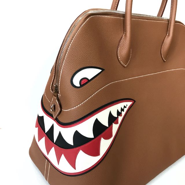 Real 1:1 full handmade HERMES BOLIDE SHARK 45 BAG : u/HooooGoods