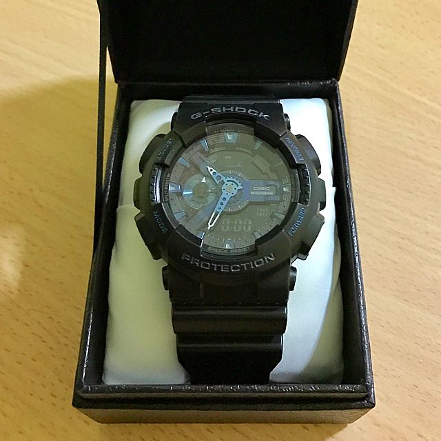 Initial blue G-shock 30th Anniversary GA113B, Luxury, Watches on Carousell