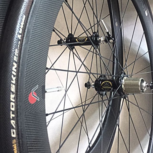 RARE Astuto GS Carbon Tubulars 50mm Wheelset HANDMADE IN JAPAN ( Bike