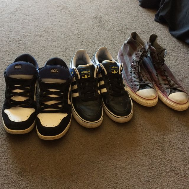 adidas to converse size