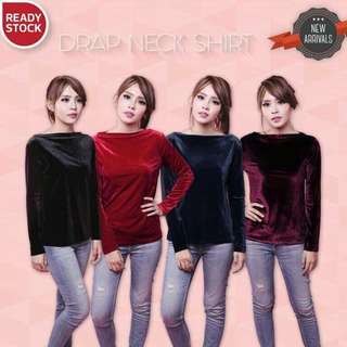 Drap Neck Shirt