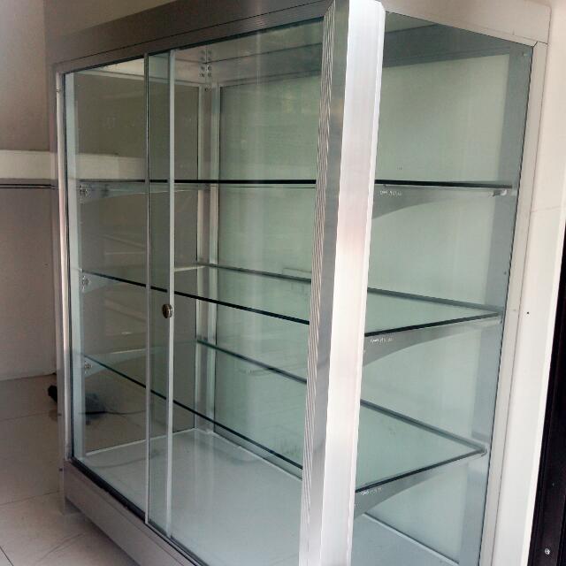 Aluminum Glass Showcase, Babies & Kids, Baby Nursery & Kids Furniture