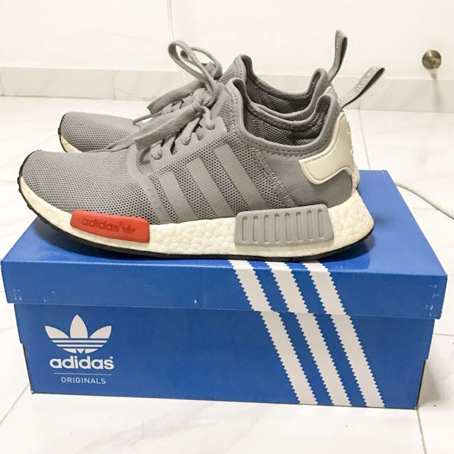 Authentic Adidas Nmd R1 Grey Moscow Men s Fashion Footwear Sneakers on Carousell