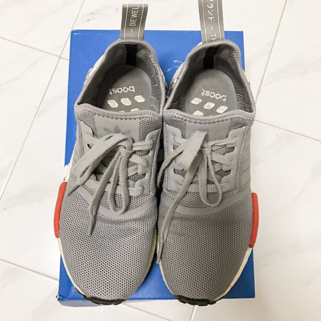 Authentic Adidas Nmd R1 Grey Moscow Men s Fashion Footwear Sneakers on Carousell