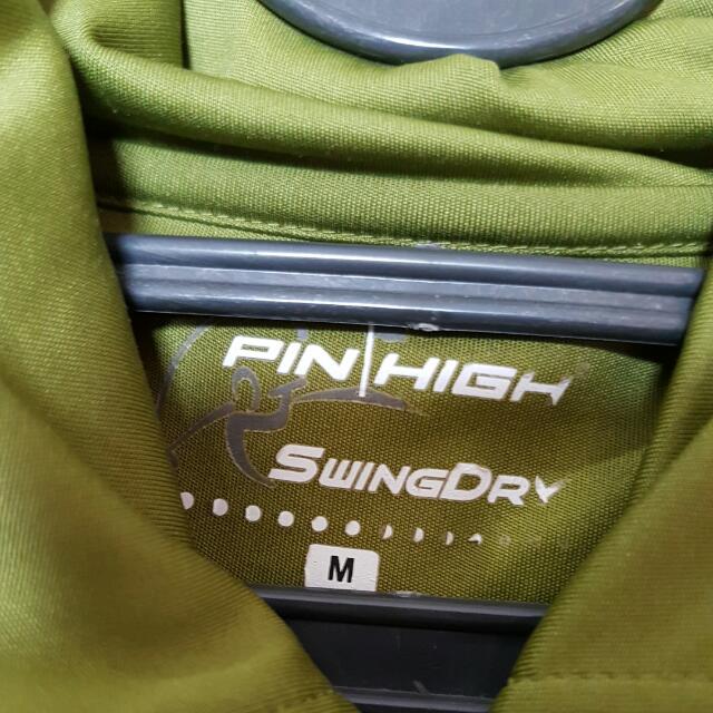 Baju Golf Pin High, Fesyen Pria, Pakaian di Carousell