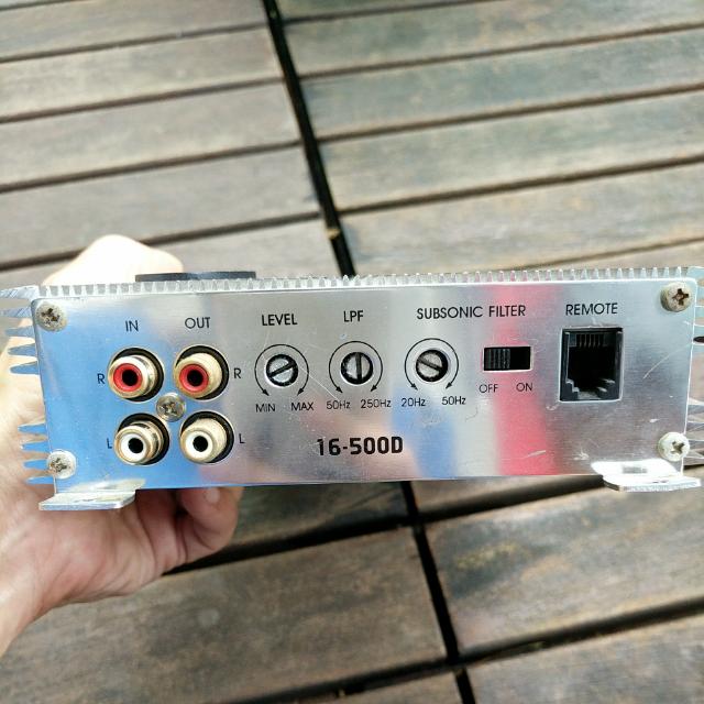 Car Audio Boston Subwoofer And Memphis Class D 500w Amp, Car