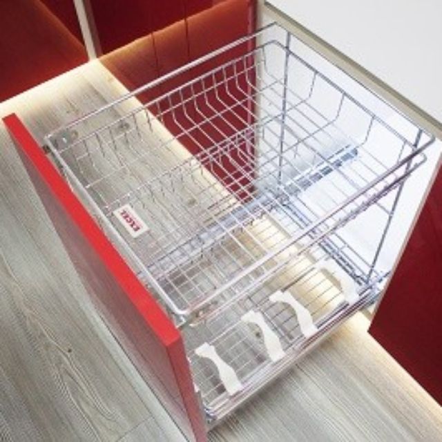 Excel 3 Tier Pull Out Basket, Softclose Spice Rack (Brand New