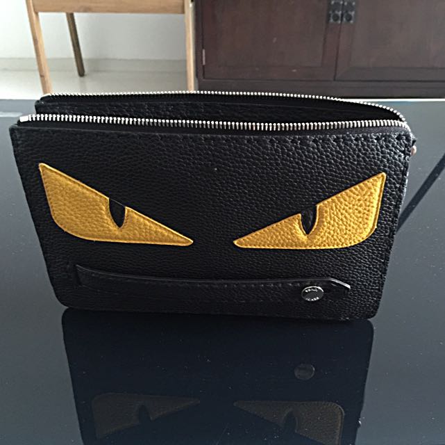 Fendi Men Pouch Clutch, Luxury, Bags & Wallets on Carousell