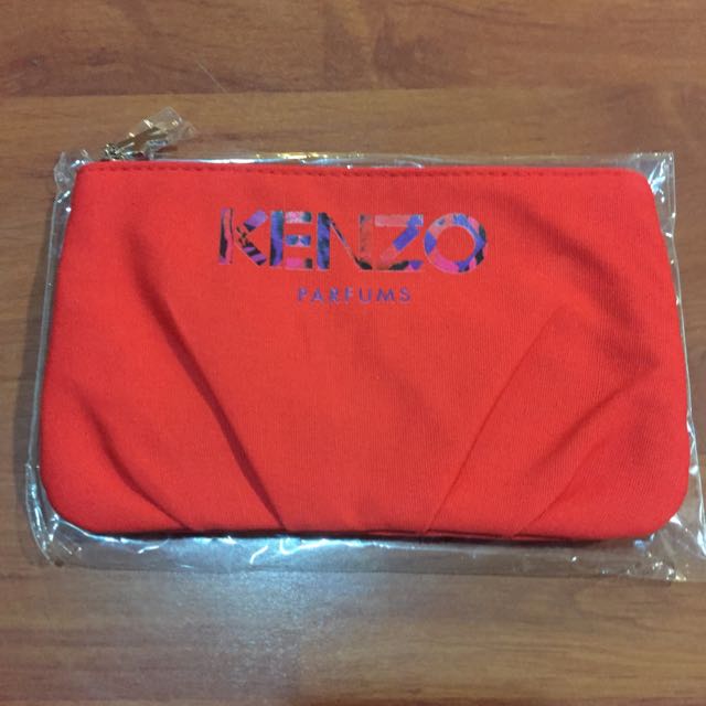 KENZO Pouch Red, Women's Fashion, Bags & Wallets, Purses & Pouches on