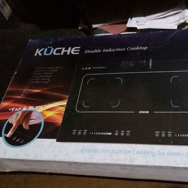 kuche double induction cooktop