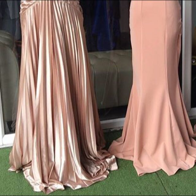 Looking For Rose Gold Baju Kurung Dress Women S Fashion Clothes Dresses On Carousell