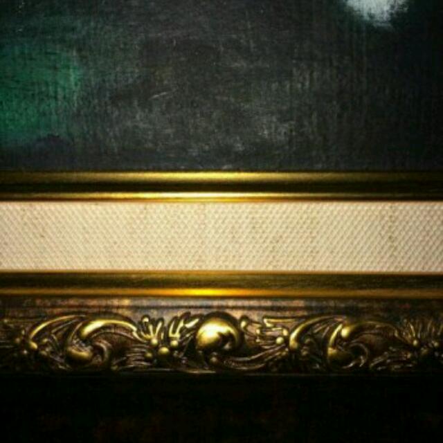 Lukisan Kanvas Ikan + Frame, Perabotan Rumah di Carousell