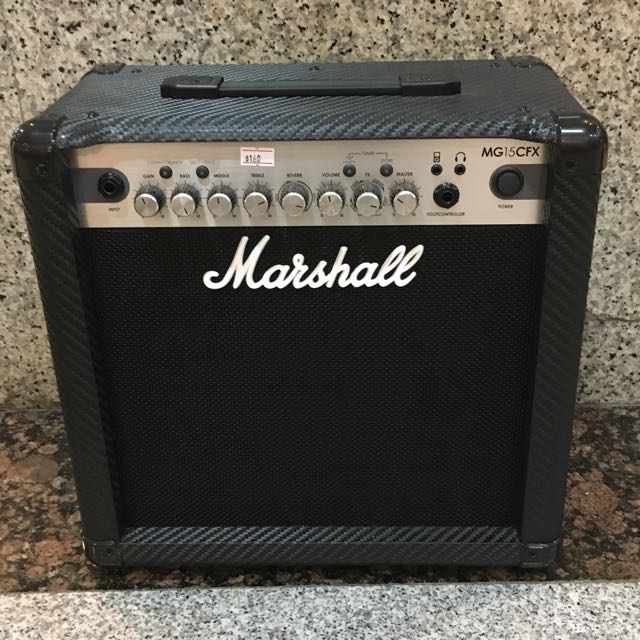 Marshall MG15CFX Carbon Fiber Series 15W Combo Electric Guitar Amp