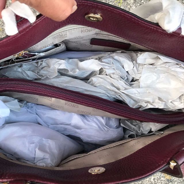Michael kors top harper tote vanilla