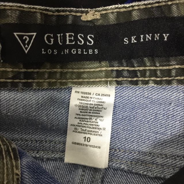 Guess made in best sale china