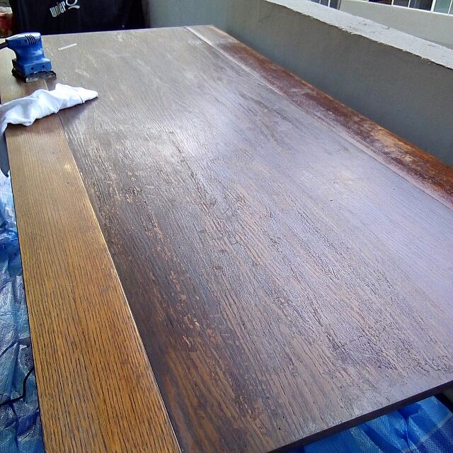 Re Sanding And Coating Old Wood Furniture Home Services Photo