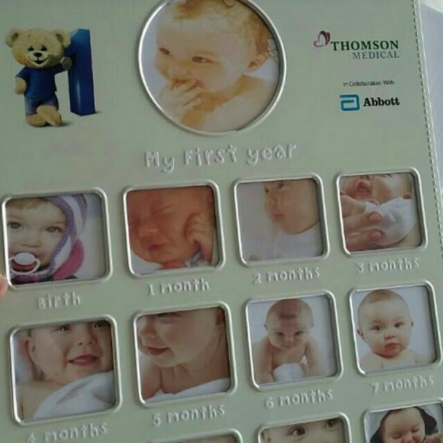 Baby Monthly Photo Frame 1st Year On Carou