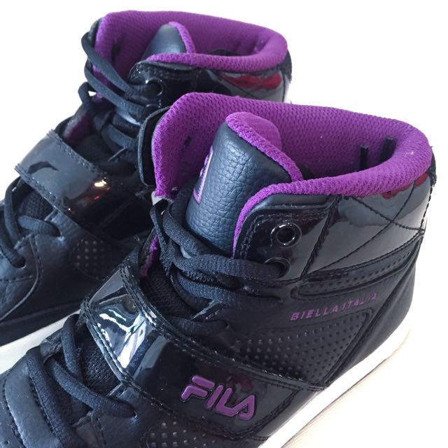 fila black and purple
